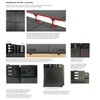 Envirotile Plastic Slates/Roof Tiles/Roof Shingles - Anthracite Grey