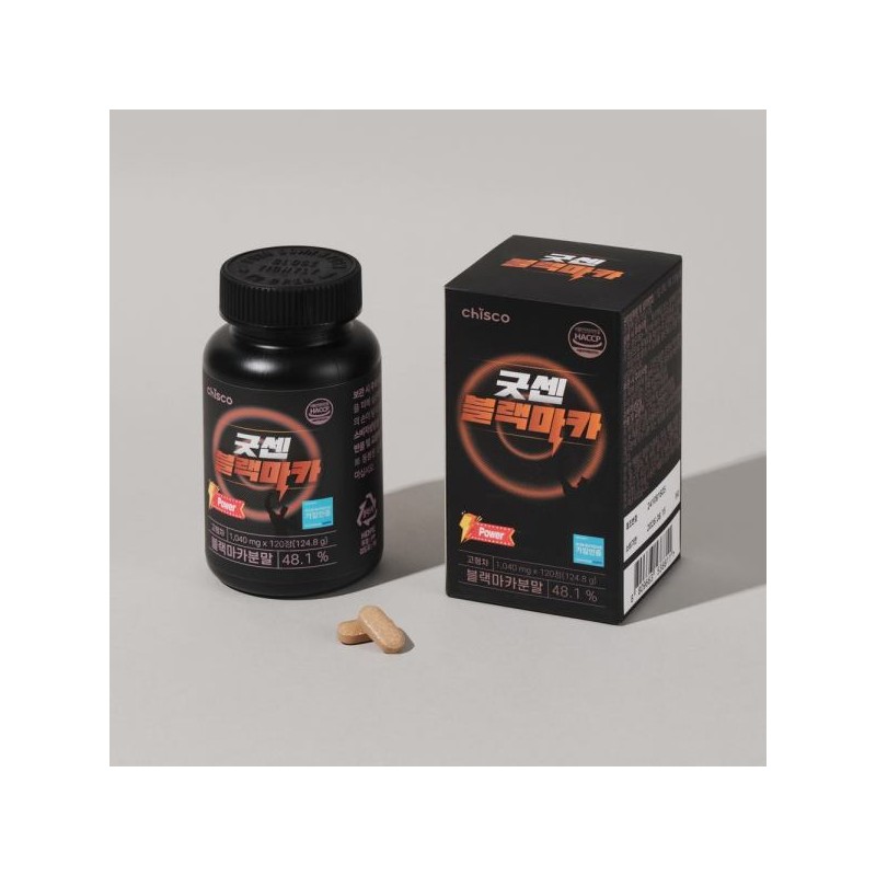 Chisco Goodsen Black Maca 1040mg x 120 tablets / Chisco
