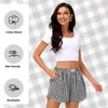Bonuci 2 Pack Women Boxer Shorts Cotton Y2k Plaid Lounge
