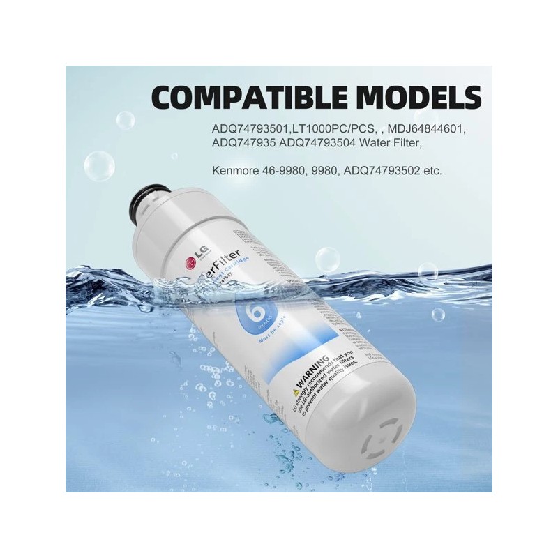 LG 2 Pack For LG LT1000P 6month /200gallon Capacity Replacement