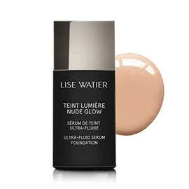 Lise Watier Teint Lumière Nude Glow Ultra-Fluid Serum Foundation, Beige Nu, 0.94 fl oz