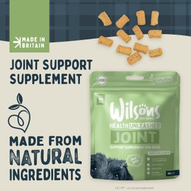 WILSONS - Dog Joint Supplements, Natural Dog Supplements with Chicken, Collagen Boost, Delicious and Grain Free, Suitable for 4 Months + (180g)