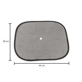 LST 2x Sonnenschutz hinten Fensterscheibe Sonnenabdeckung durchsichtig