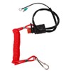 Boat Engine Emergency Stop Switch Safety Tether Lanyard ABS for