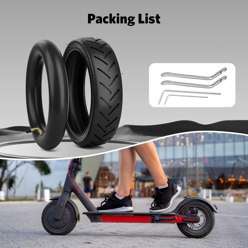 Cooryda 8.5'' Tire&Tube,8 1/2×2 Electric Scooter Tire Replacement Wheels for