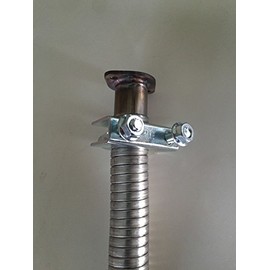 GenExhaust Compatible with Honda EU6500iS/EU7000iS Generator 1" Steel Exhaust Extension 10 inch Length.