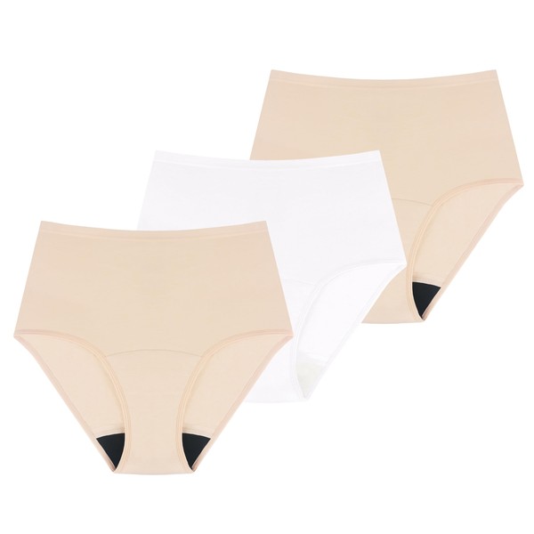 AIRCUTE Washable Absorbency Urinary Incontinence Underwear for Women High Waist