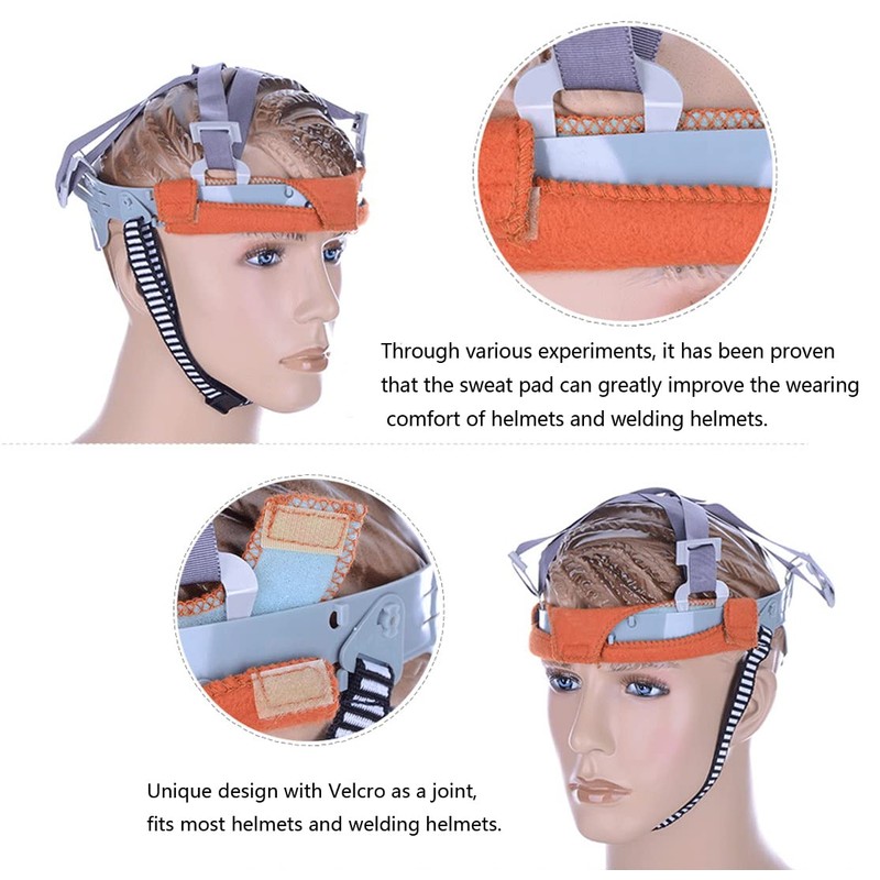 8 Pack Welding Helmet Sweatband, Helmet Sweatband Sweatband, Air Cushion