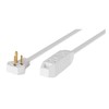 Volteck EDA-5B, Extensión doméstica aterrizada 5 m blanca con clavija
