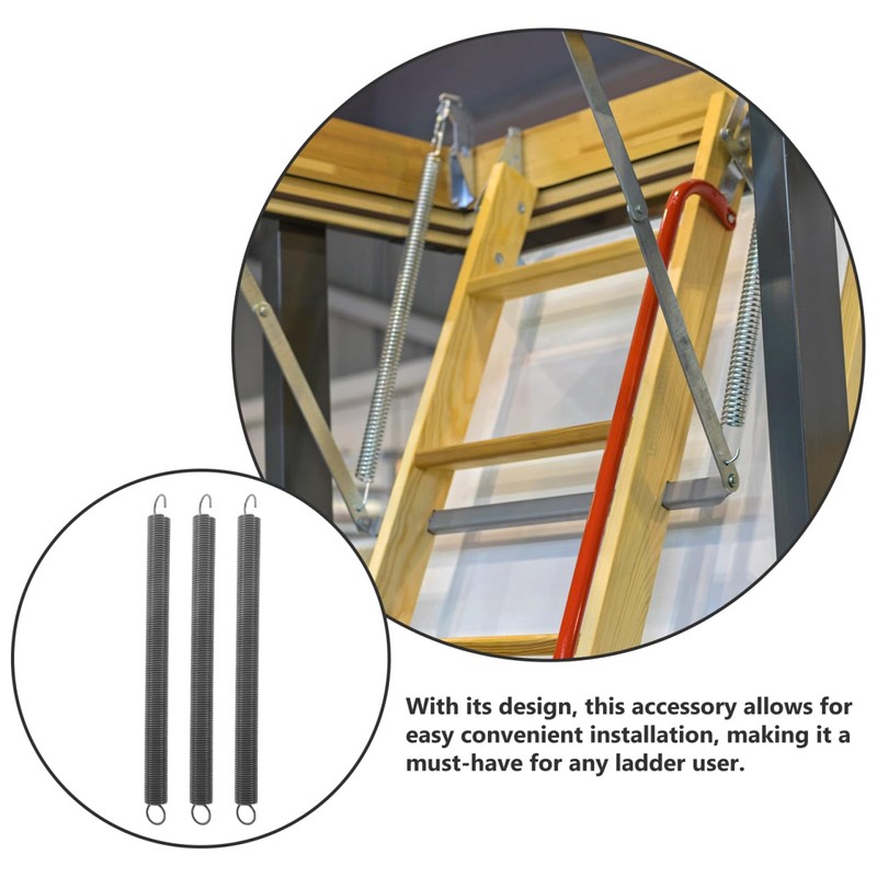 DOITOOL 3 Pcs Loft Ladder Spring Spring Spring Loft Ladder