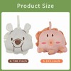 Kids Loofah,Cute Octopus & Bear Bath Sponge,Double-Layer Soft Mesh Loofah