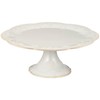 Lenox French Perle Pedestal Cake Plate, Medium, White -