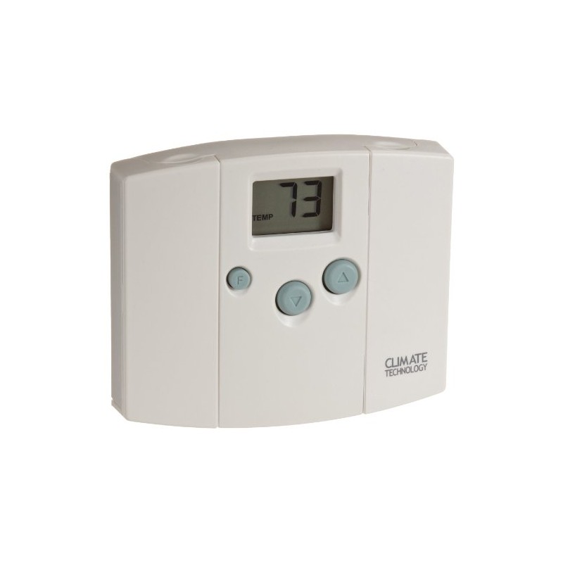 Supco 43054 Electronic Digital Wall Thermostats with Blue Back Light,