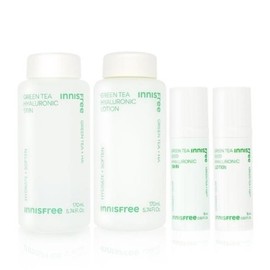 Innisfree 이니스프리 그린티 히알루론산 스킨 케어 세트 Innisfree Green Tea Hyaluronic Acid Skin Care Set