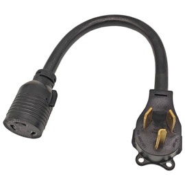 Fullsky FC-103L631 Power adapter Cord Dryer plug 3-Prong Male NEMA 10-30P to L6-30R Locking Female 30A 250V