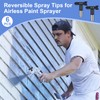 Gyfent Spray Tips, 6Pcs Airless Paint Sprayer Tips Reversible Spray