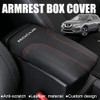 XITER 1PC Leather Center Console Armrest Cover with Side Pockets