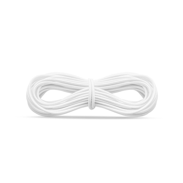 Realm Elastic Cord/Round Hat Elastic Black & White (1mm, 1.5mm,