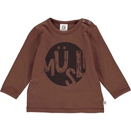 Müsli by Green Cotton Baby Boys' Letter Logo T-Shirt, Acorn