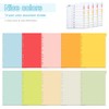A4 File Dividers 1-10 Tabs, 5 Pack Multi-Colour A4 Index