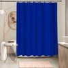 NTETSN Classic Royal Blue Shower Curtain Washable Thicken Durable Polyester