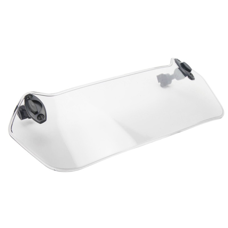 Motorcycle Windscreen Adjustable Clip On Windshield Universal Wind Deflector for