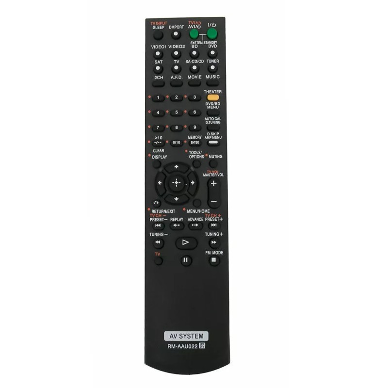 Unbranded/Generic New RM-AAU022 Replaced Remote for Sony HomeTheater HTSS2300 STRKS2300