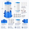 1000 GPH Pool Filter Pump for Above-Ground Pools – Cartridge