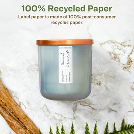 Avery EcoFriendly Matte White Recycled Rectangle Labels, 1-1/3" x 4", Matte White Labels, Permanent Label Adhesive, Laser/Inkjet, 140 Printable Labels