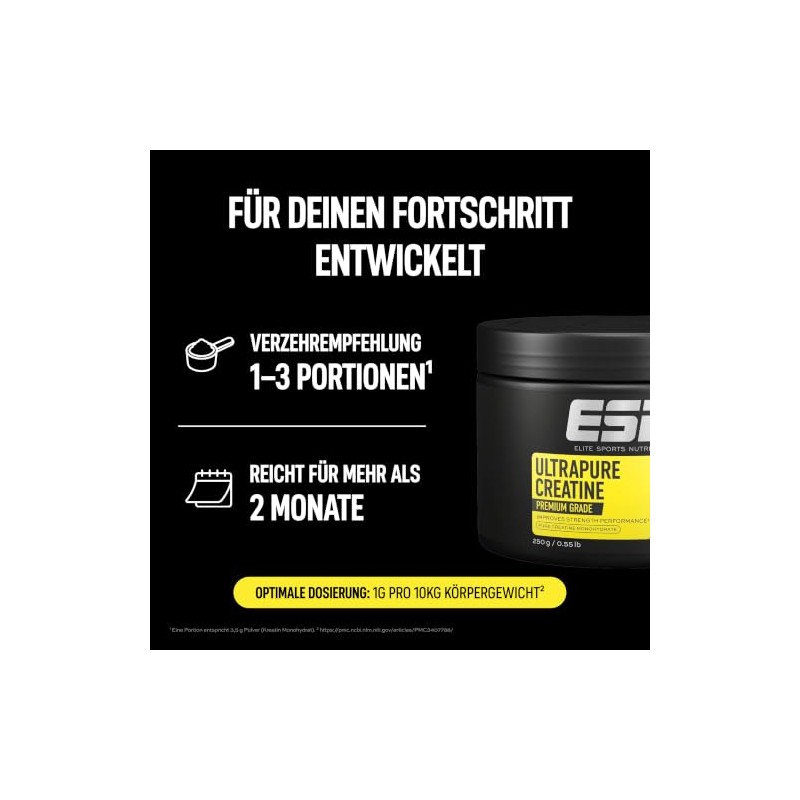ESN Ultrapure Creatine Monohydrate - Microfine Creatine Powder - 3