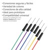 OcioDual Pack of 65 Jumper Cable Pink Male to Male