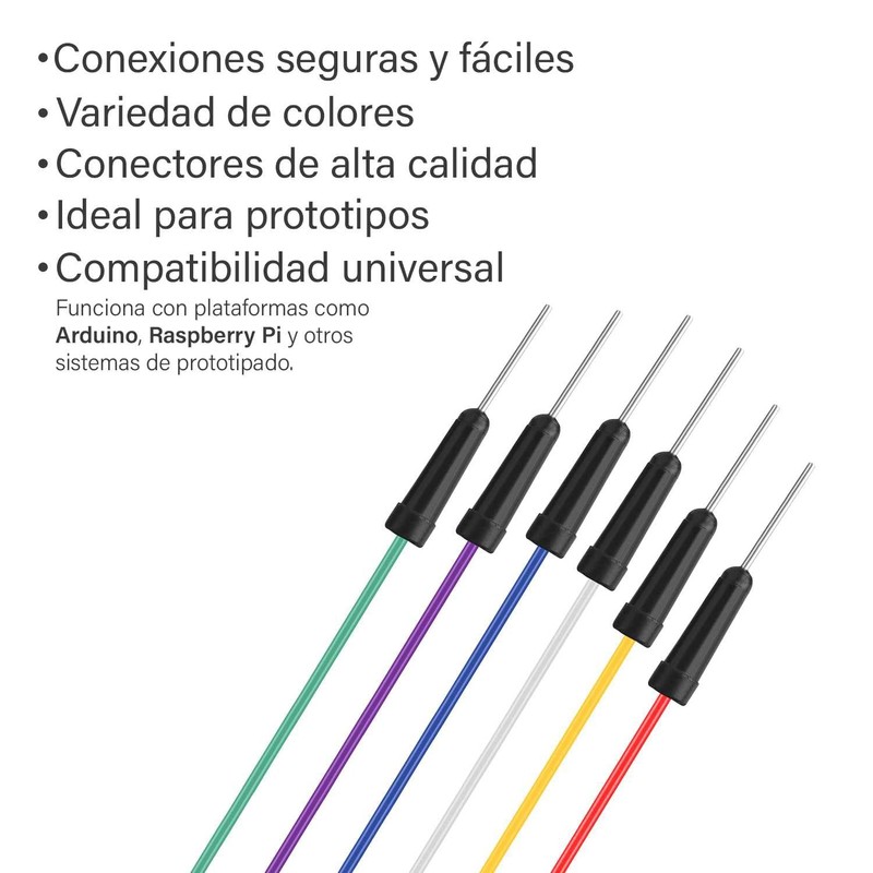 OcioDual Pack of 65 Jumper Cable Pink Male to Male