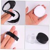Outanaya 2sets Portable Loose Powder Boxes Elastic Mesh Sub Boxes