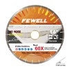 FEWELL 14inch Diamond Saw Blade 45° Miter Cutting Porcelain Bridge