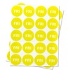 300 Friday Labels - Days of The Week Stickers -