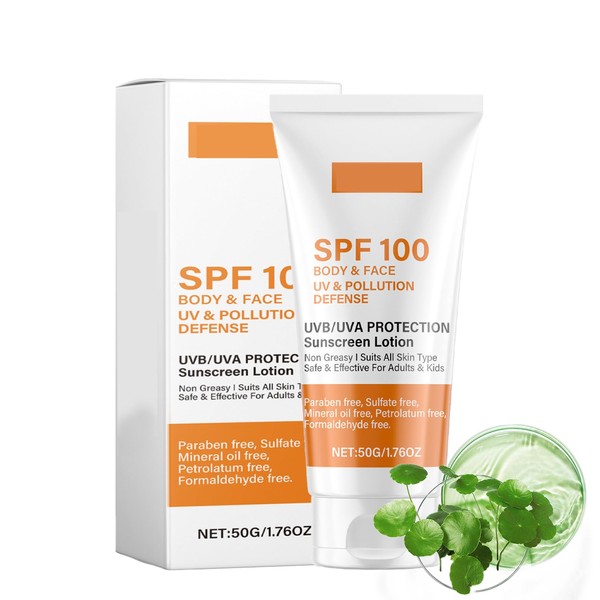 Facial protection lotion, SPF Sunscreen, gentle protection and isolation UV