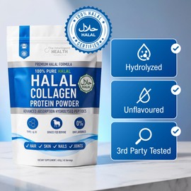 The Intelligent Health Halal Collagen Powder, Bovine Peptides, 450g