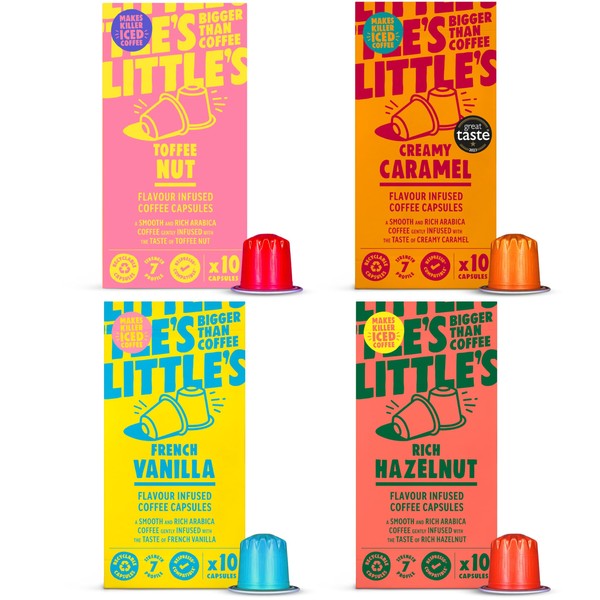 Little's Flavoured Coffee Pods Bundle Compatible with Nespresso Original Machines,