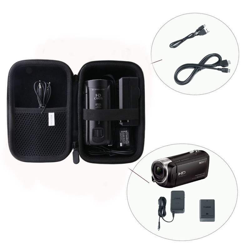 Sony Camcorder HDR-CX470/HDR-CX680 Protective Storage Case -waiyu JP, black, waiyu