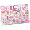 Dwenarry Pink Stickers Pack, Luggage Stickers for Suitcases,Aesthetic Sticker Water