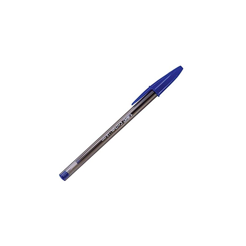 BIC MSB11-Blu Bol. Cristal Intenso Azul, 12 piezas
