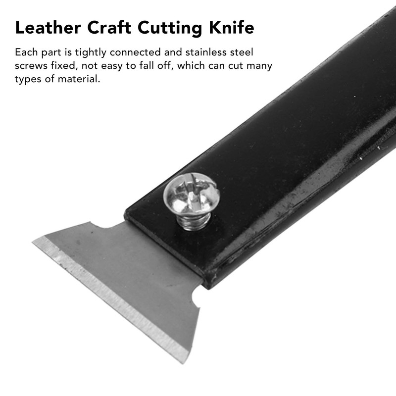 Leather Cutting Knife with 60pcs Blades Leather Working Tools Leather