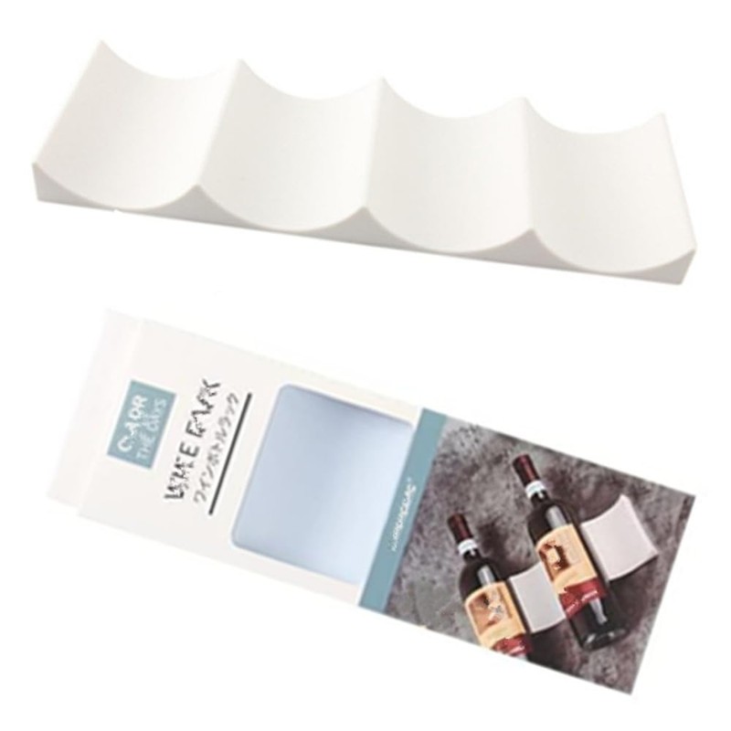 CAASFOOY Pack of 2 Fridge Bottle Holder, Non-Slip Bottle Rack,