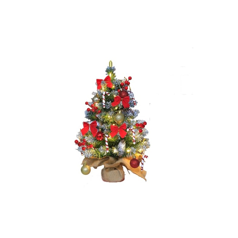 Small Christmas Tree 24 Inch Mini Artificial Christmas Tree for