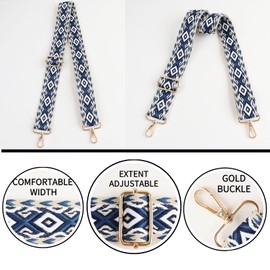 Adjustable Replacement Shoulder Strap Luggage Straps Belt Crossbody Canvas Bag Handbag Purse Strap for Women (P-style 101)