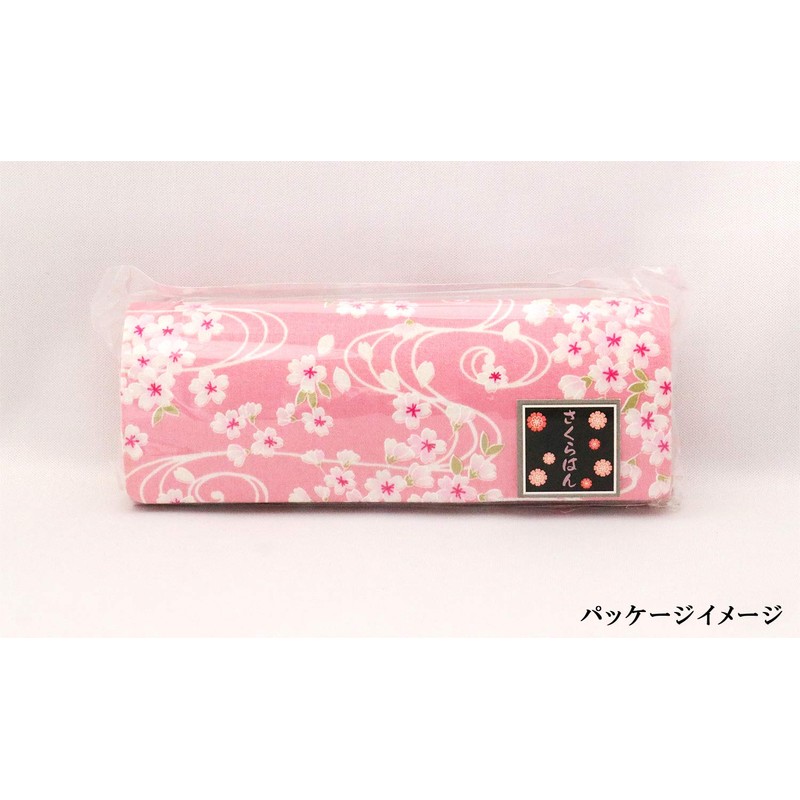 Matsumi Kogei Sakuran Glasses Case, Embossed/Pink, 6.3 x 2.4 x