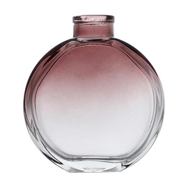 150ml Glass Diffuser Bottle Jar - Aroma Bottle, Round Essential Oils Container, Decorative Diffuser Jars for Home Fragrance Accessories (Brown)