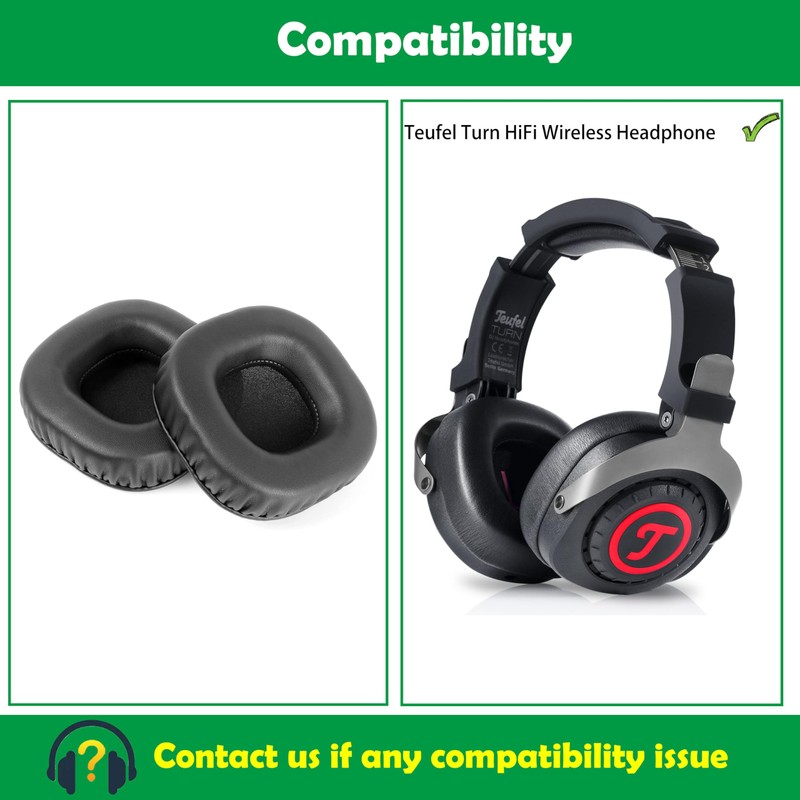 ACCOUTA Ear Pads Cushion Compatible with Teufel Turn HiFi Wireless