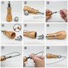 Vueinrg Leather Sewing Kit Sewing Awl + Curved and Tapered
