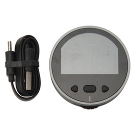 Round Electronic Ruler Distance Meter Electronic Tape Measure with LCD Display Digital Ruler USB Rechargeable Small Smart Long Distance Rolling Measuring Tool